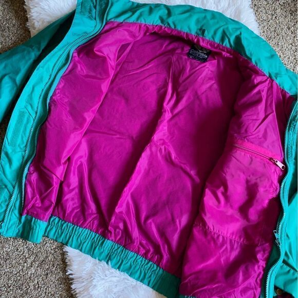 Columbia Vintage Whirlibird Coat Womens Size XL Teal‎ - Picture 3 of 15